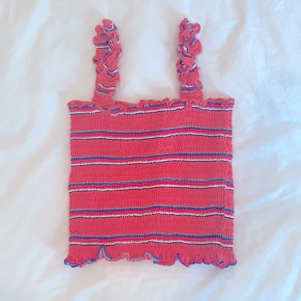 Billabong smocked crop top